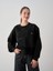 Kız Çocuk Mevsimlik Önü Denim Garni Cepli 3 Iplik Sweatshirt 1