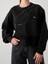 Kız Çocuk Mevsimlik Önü Denim Garni Cepli 3 Iplik Sweatshirt 5