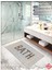 Pamuk Dokuma Su Emici Banyo Paspası, Banyo Halısı Bath 60 x 100 cm 3