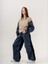 Kız Çocuk Mevsimlik Denim Kol 3 Iplik Sweatshirt 1