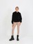 Kız Çocuk Taşlı Peluş Kapüşonlu Sweatshirt 3