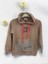 Kız Çocuk Kapüşonlu Taşlı One Day Yazılı Sweatshirt 1