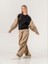 Kız Çocuk Gabardin Kol 2 Iplik Sweatshirt 4