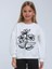 Kız Çocuk Çiçek Nakışlı Sweatshirt 2