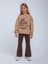 Kız Çocuk Çiçek Nakışlı Sweatshirt 2