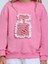Kız Bebek Parfüm Şişesi Örgü Detaylı Sweatshirt 5