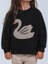 Kız Bebek Nakışlı Kuğu Desenli Sweatshirt 5