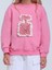 Kız Çocuk Parfüm Şişesi Örgü Detaylı Sweatshirt 3