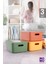 Retro Box Mix Renk 9,5 Lt Çok Amaçlı Düzenleyici Kapaklı Kutu, Saklama Kutusu, Organizer, Storage 1