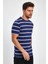 Çizgili Regular Fit T-Shirt E23-00148 4