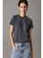 Washed Puff Prınt Baby Tee 1