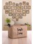 Jüt Simple Living Baskılı Büyük Boy Düzenleyici Saklama Sepeti 37 x 27 x 25 1