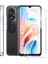Oppo A38 Kılıf Kamera Çıkıntılı Yumuşak Şeffaf Silikon + 9h Ekran Koruyucu Cam Set 2in1 1