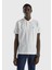 Erkek Beyaz Regular Fit Kısa Kollu Polo Tshirt 1
