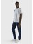 Erkek Beyaz Regular Fit Kısa Kollu Polo Tshirt 5