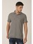 Polo Yaka Düğmesiz T-Shirt (E21-8400) 1