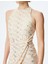 Simli Halter Yaka Kolsuz Bodycon Mini Elbise 5