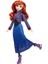 JBG54 Disney Karlar Ülkesi Buz Pateni Temalı Anna Bebek 3