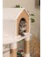 Luna Kedi Ağacı - 3 Katlı, Tırmalama Direği, Yatak ve Oyuncaklı, Bej-Kahverengi, Kolay Kurulum 6