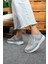 Kadın Erkek Unisex Kalın Taban Yazlık Fileli Hafif Rahat Esnek Taban Sneaker Spor Ayakkabı 3