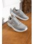 Kadın Erkek Unisex Kalın Taban Yazlık Fileli Hafif Rahat Esnek Taban Sneaker Spor Ayakkabı 4