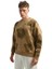 Unisex Oversize Koyu Bej Sweatshirt 1