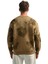 Unisex Oversize Koyu Bej Sweatshirt 2