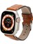 Dikişli Model Deri Apple Watch Kordonu,38/40/41/42/44/49 mm Uyumlu Ultra Ultra 2 Uyumlu 1