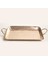 Nanpur Metal Dekoratif Tepsi 53X26X7 cm Gümüş 1