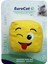 Kedi Oyuncağı Dil Çıkaran Smiley Küp 6 cm 1