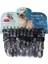 Kedi Boyun Tasması Deri Desenli 10mm28cm 12lı Gri 1