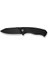 Placoid Flipper & Thumb Stud Knife Black G10 Handle Çakı 1
