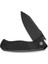 Placoid Flipper & Thumb Stud Knife Black G10 Handle Çakı 4