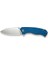Placoid Flipper & Thumb Stud Knife Blue G10 Handle Çakı 1