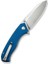 Placoid Flipper & Thumb Stud Knife Blue G10 Handle Çakı 3