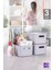 Retro Box 3'lü Gri 3,5 Lt Çok Amaçlı Düzenleyici Kapaklı Saklama Kutu, Organizer, Storage 1