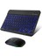 Tablet Telefonlar Için Rgb Işıklı Şarjlı Bluetooth Klavye + Mouse AL4884 1