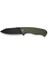 Placoid Flipper & Thumb Stud Knife Od Green G10 Handle Çakı 1