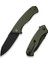 Placoid Flipper & Thumb Stud Knife Od Green G10 Handle Çakı 2