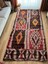 143X290 cm Fas Tarzı Vintage Halı, El Dokuma Yün Anadolu Kilimi, Antika Kilim, Yatak Odası ve Salon Için Kilim 1