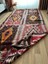 143X290 cm Fas Tarzı Vintage Halı, El Dokuma Yün Anadolu Kilimi, Antika Kilim, Yatak Odası ve Salon Için Kilim 2
