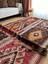 143X290 cm Fas Tarzı Vintage Halı, El Dokuma Yün Anadolu Kilimi, Antika Kilim, Yatak Odası ve Salon Için Kilim 3