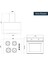 Home Plus Beyaz Cam Ankastre Set 5