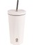 Paslanmaz Çelik Beyaz Pipetli Mug Termos 500 ml No:81 1