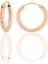 Gümüş Rose Lazer Kesimli 16 mm Halka Küpe SGTL12748ROSE 1