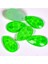 Premium Kalite Altı Düz Delikli Dikme Kristal Taş Teardrop 10.5*18MM N02 Emerald Neon (28 Adet) 1