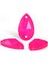 Premium Kalite Altı Düz Delikli Dikme Kristal Taş Teardrop 10.5*18MM N08 Rose Neon (28 Adet) 1
