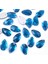 Premium Kalite Altı Düz Delikli Dikme Kristal Taş Teardrop 10.5*18MM P15 Capri Blue (28 Adet) 1