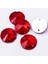Premium Kalite Altı Düz Delikli Dikme Kristal Taş Round Rivoli 8mm P27 Dark Siam (84 Adet) 1