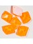 Premium Kalite Altı Düz Delikli Dikme Kristal Taş Cosmic 10*14MM N05 Orange Neon (36 Adet) 1